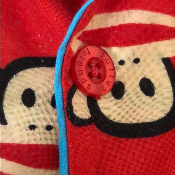 Paul Frank Buttoned Down Pajama Shirt size 16 - Picture 3 of 4